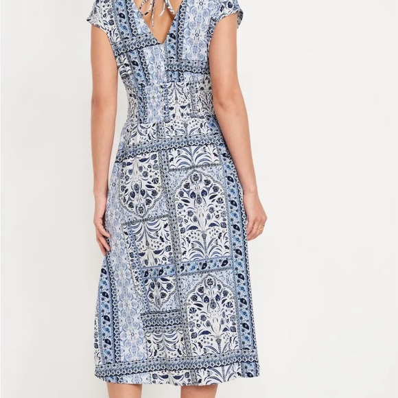 Old Navy Midi 2xl NWT Blue Paisley - Picture 2 of 4